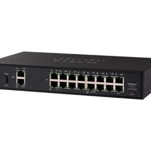 Cisco RV345P 16-Port Gigabit PoE+ Compliant Router with Dual WAN